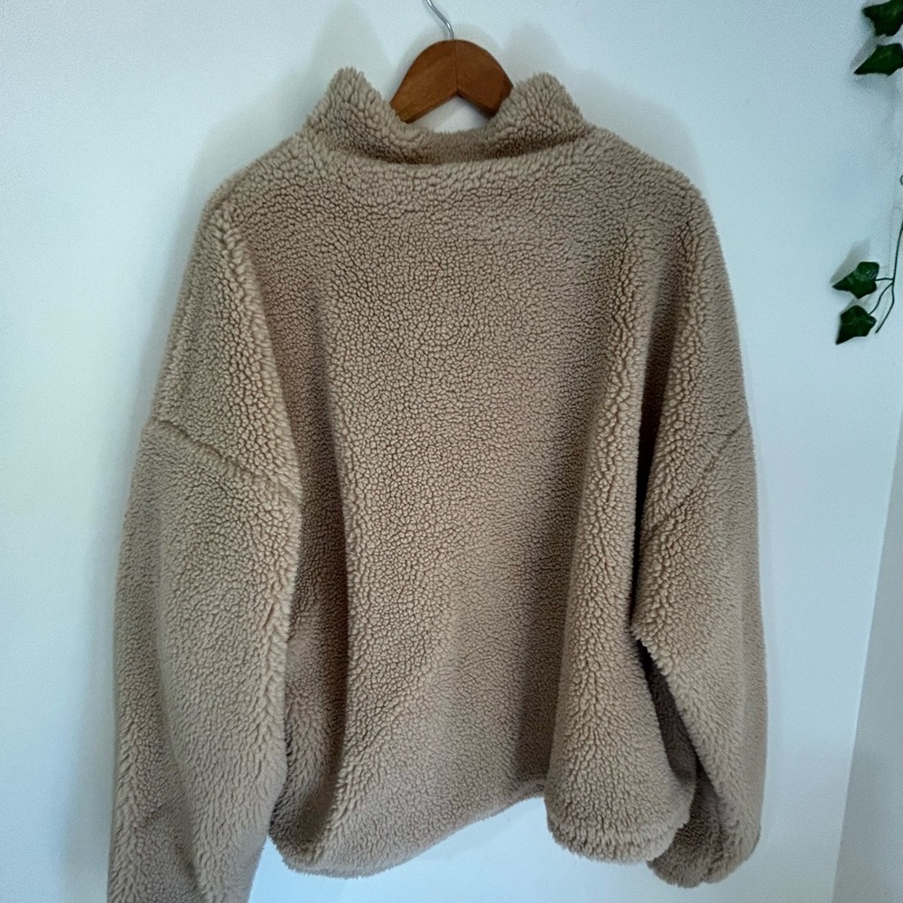 Cozy Tan Teddy Jacket - image 5